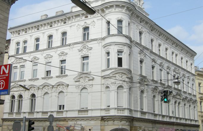 Fassadensanierung Hernalser Hauptstraße 38 in Wien